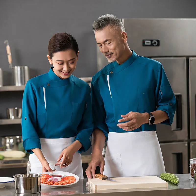 Áo đồng phục bếp tay dài may sẵn NAMA300