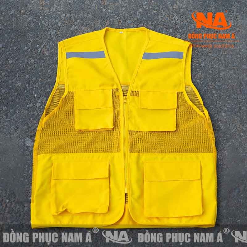 Áo ghi lê phản quang 4 túi GK