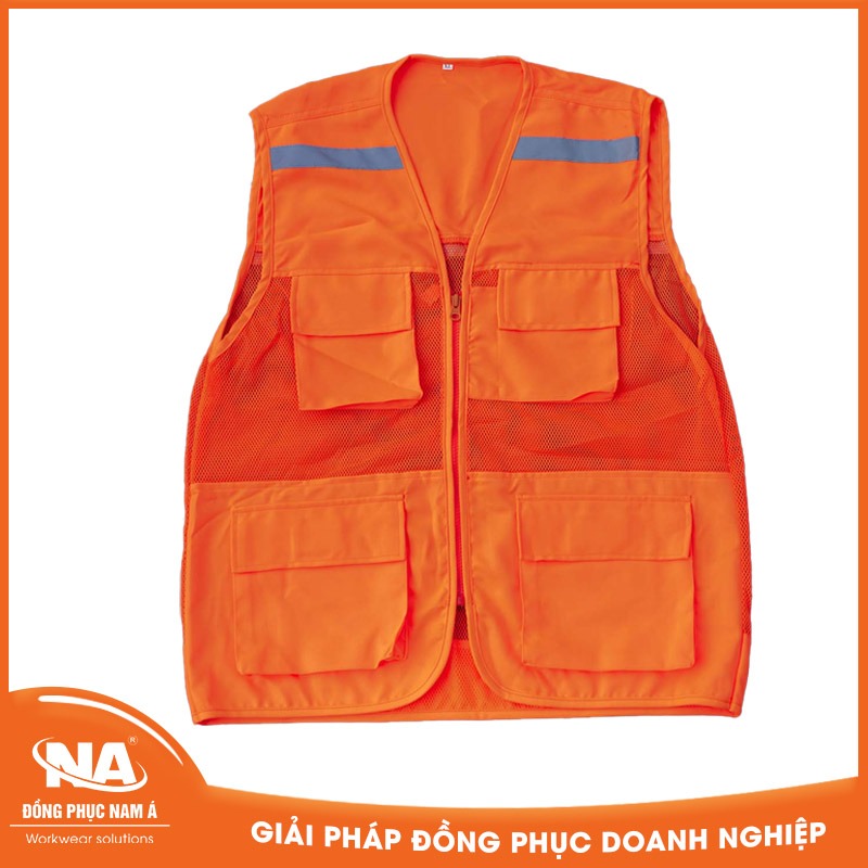 Áo ghi lê phản quang 4 túi GK