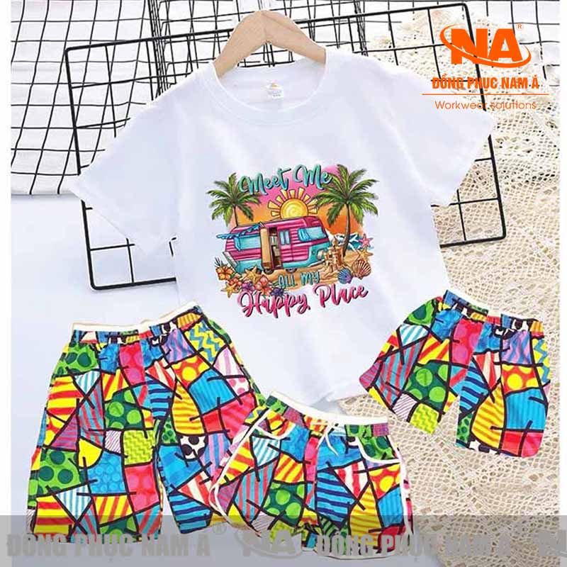 Áo thun đồng phục đi biển