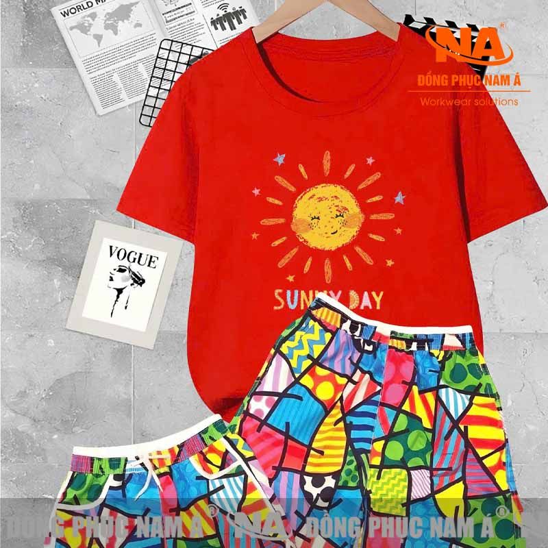 Áo thun đồng phục đi biển