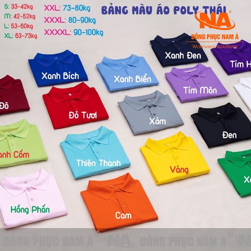 Áo thun đồng phục polo may sẵn NA02