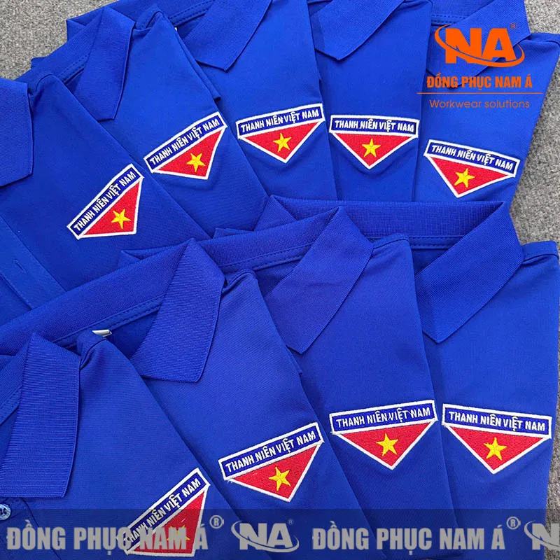Áo thun polo đoàn thanh niên may sẵn