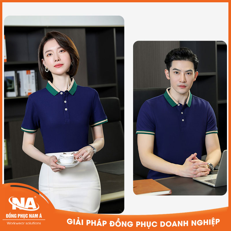 Áo thun đồng phục có cổ NAMA013