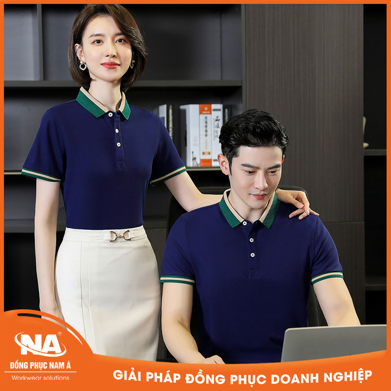 Áo thun đồng phục có cổ NAMA013