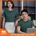 Áo thun đồng phục polo cổ sọc NAMA018