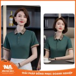 Áo thun đồng phục polo cổ sọc NAMA018