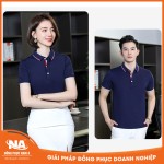 Áo thun đồng phục polo xanh đen NAMA021