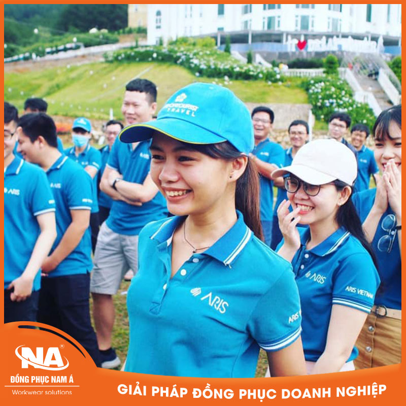 Áo thun đồng phục team building ARIS NAMA701