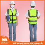 Áo gile bảo hộ phản quang kèm túi NAMA670