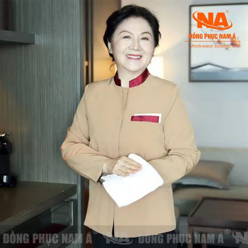 Đồng phục buồng phòng may sẵn