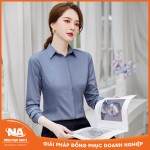 Áo sơ mi nữ công sở dài tay cách tân NAMA211