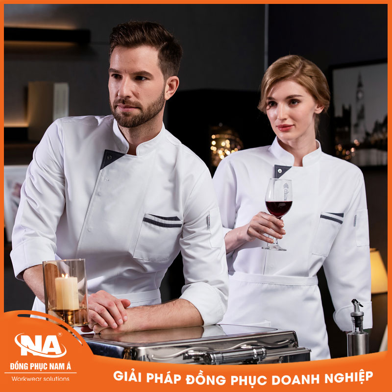 Đồng phục bếp nhà hàng cách tân NAMA404
