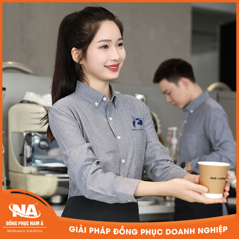 Đồng phục nhân viên phục vụ quán cafe NAMA511