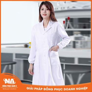 Đồng phục áo blouse bác sĩ tay chun NAMA306