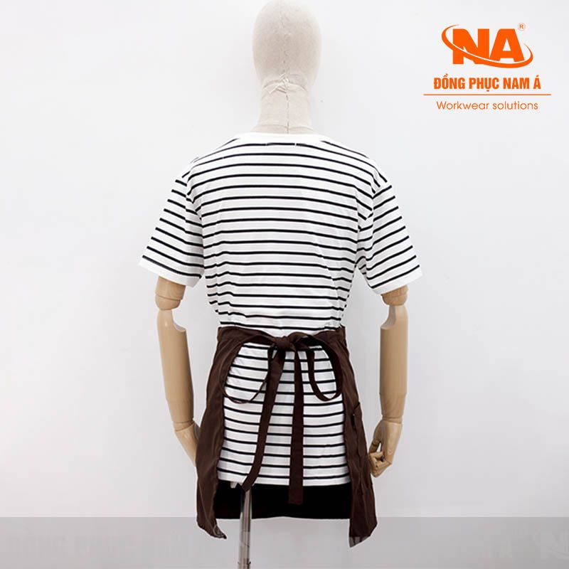 Tạp dề ngắn màu nâu